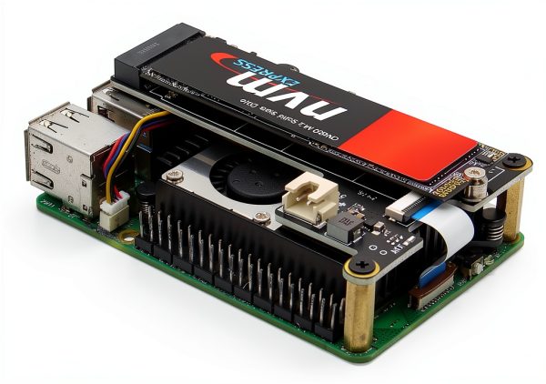 Raspberry Pi 5 PCIe M.2 HAT by Geekworm-3