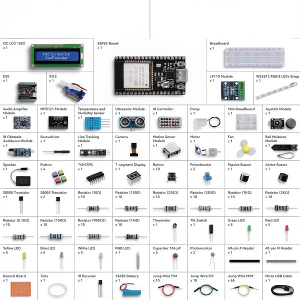 SunFounder ESP32 Ultimate Starter Kit for Beginners-5