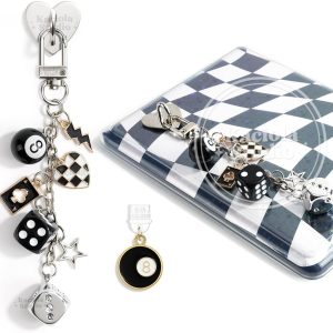 Kaciola Cell Phone Charms Gold-Tone Chain-0