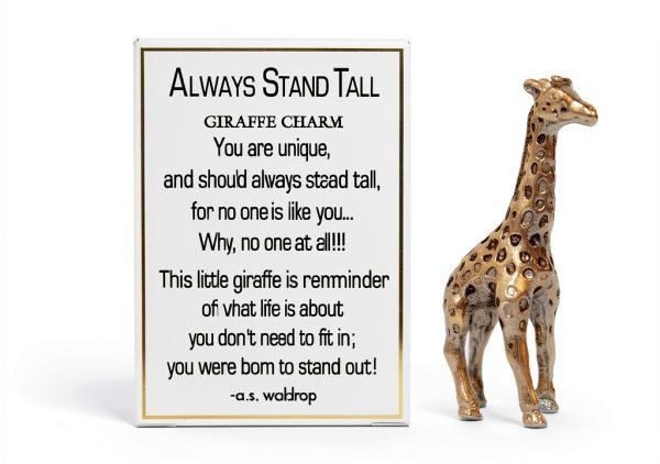 Ganz Always Stand Tall Giraffe Charm Cell Phone Accessory-0