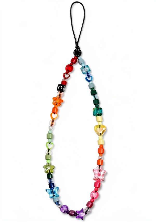 Lianxue Phone Strap Charm Colorful Beads-5