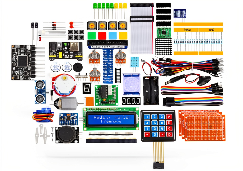 Freenove Single Board Computer Kit contents