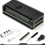 iUniker Aluminum Passive Cooling Case for Raspberry Pi Zero-0