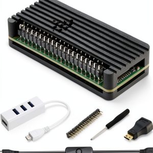 iUniker Aluminum Passive Cooling Case for Raspberry Pi Zero-0