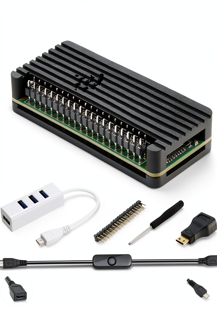 iUniker Aluminum Passive Cooling Case for Raspberry Pi Zero 2