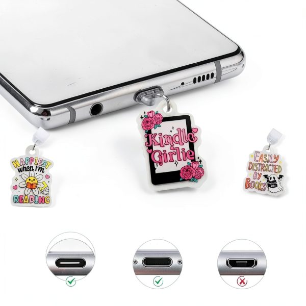 E-Reader Charms Type C Dust Plug Accessories-3