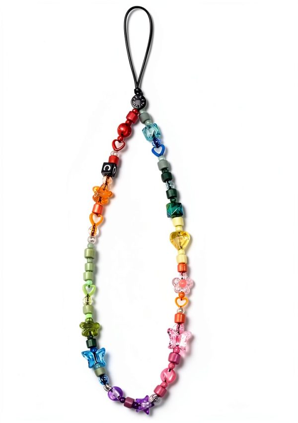 Lianxue Phone Strap Charm Colorful Beads-3