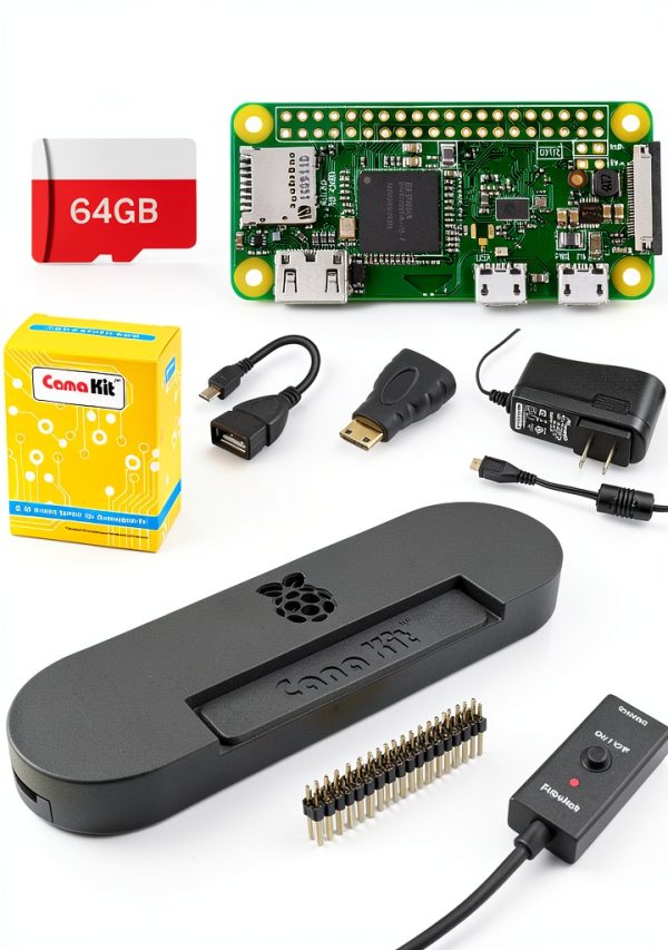 Raspberry Pi Zero W Wireless Single Board Computer CanaKit-0