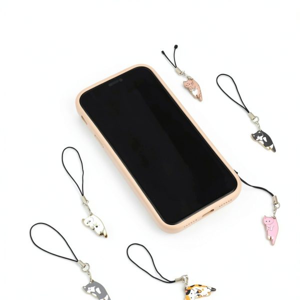 Cat Phone Charms Alloy Material-5