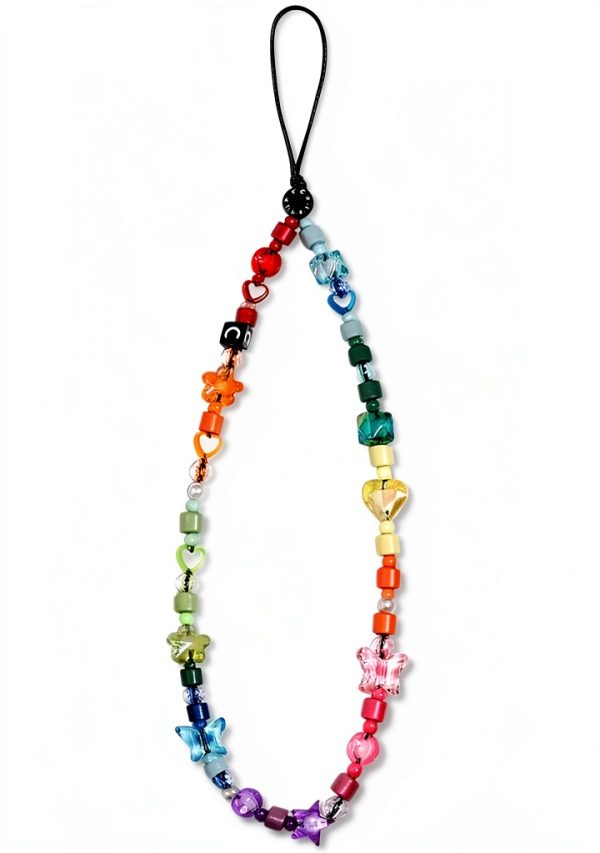 Lianxue Phone Strap Charm Colorful Beads-0