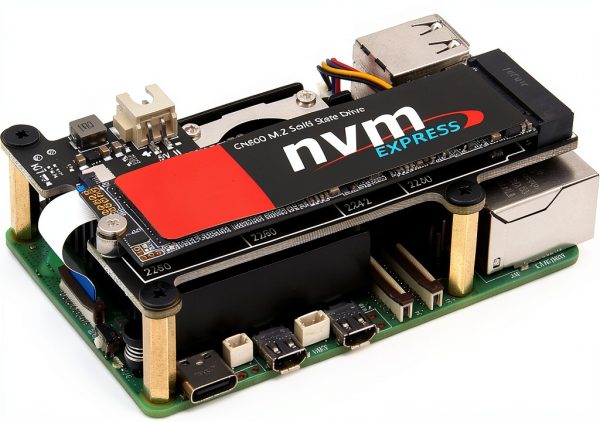 Raspberry Pi 5 PCIe M.2 HAT by Geekworm-0