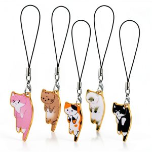 Cat Phone Charms Alloy Material-0