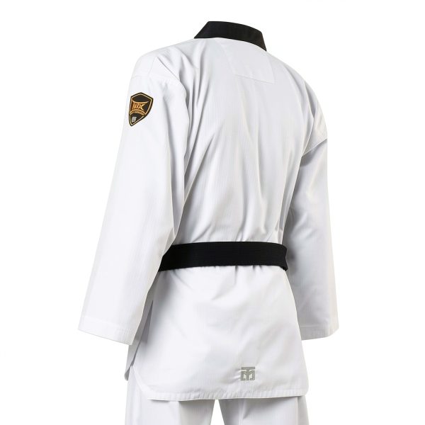 Taekwondo Uniform MOOTO MTX S2 Black V Neck-2