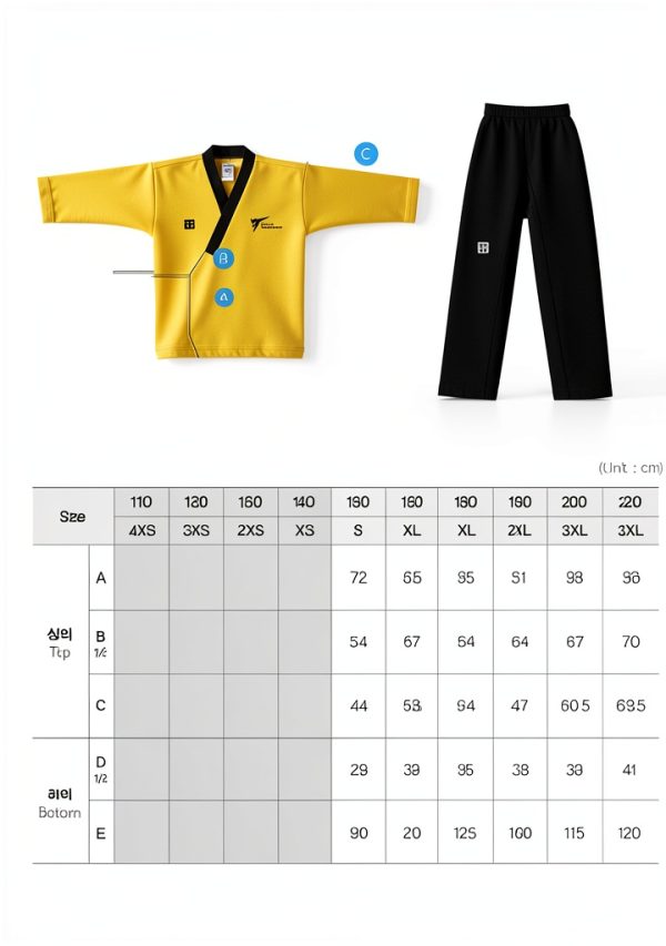 Mooto Poomsae Dobok Polyester Cotton Uniform-1