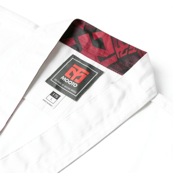 Taekwondo Uniform MOOTO BS4.5 White Polyester-3