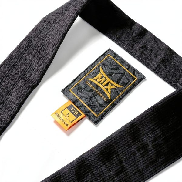Taekwondo Uniform MOOTO MTX S2 Black V Neck-3