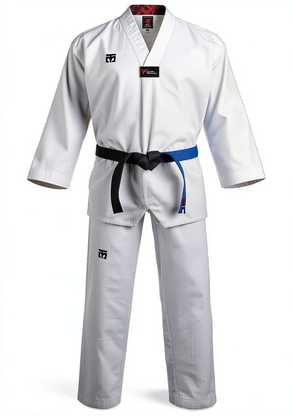 Taekwondo Uniform MOOTO BS4.5 White Polyester-0