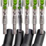 Lighted Nocks Green Sntxmy Crossbow Nocks 6-Pack Metal Resin-0