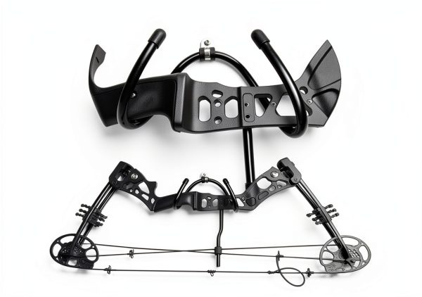 Adjustable Bow Rack AUXPhome Wall-Mount Shelf 2-Pack 20lb Capacity-2