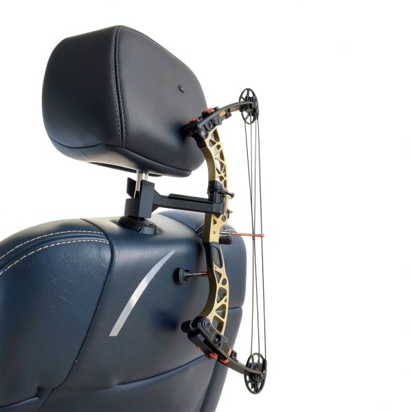 BowBuddy Vehicle Headrest Bow Mount 2‑Piece Unfinished Set-3