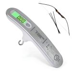 V TOWER 110lb Digital Archery Scale Silver Handheld LCD Bow Scale with-0