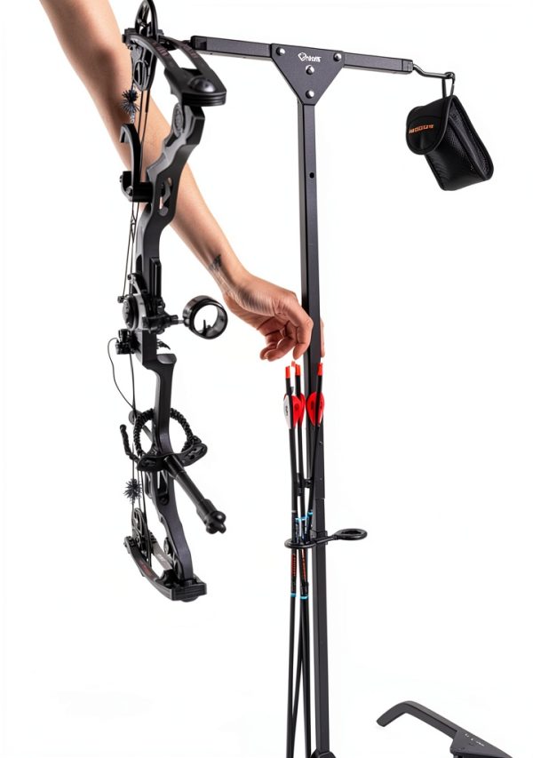 HME Practice Bow Hanger HME‑HSPH Dual‑Side with Arrow Caddies-1