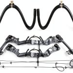 Adjustable Bow Rack AUXPhome Wall-Mount Shelf 2-Pack 20lb Capacity-0