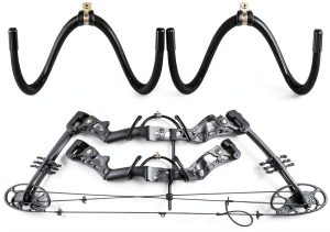 Adjustable Bow Rack AUXPhome Wall-Mount Shelf 2-Pack 20lb Capacity-0