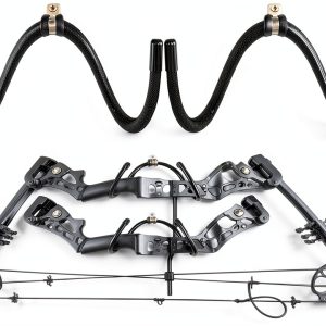 Adjustable Bow Rack AUXPhome Wall-Mount Shelf 2-Pack 20lb Capacity-0