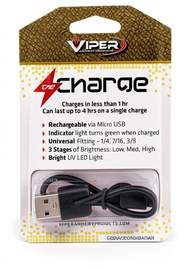 Viper Rechargeable Sight Light Black Aluminum Bow Mount 3 Stage LED-5
