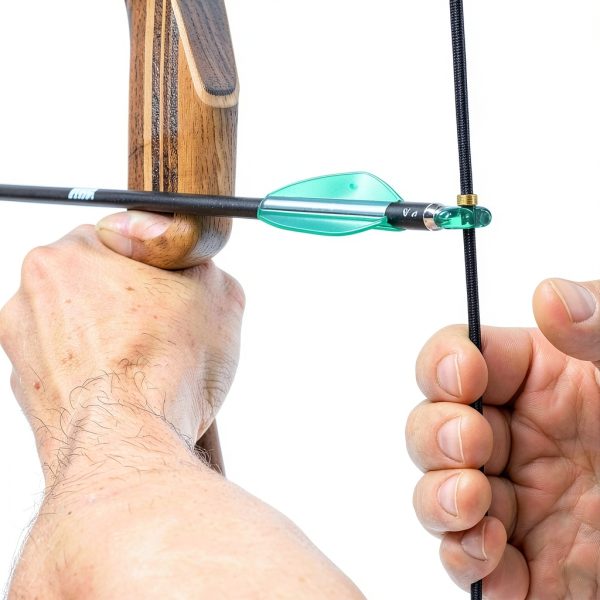 KESHES Archery Nocking Points Set with T‑Square Bow Square, Brass-5