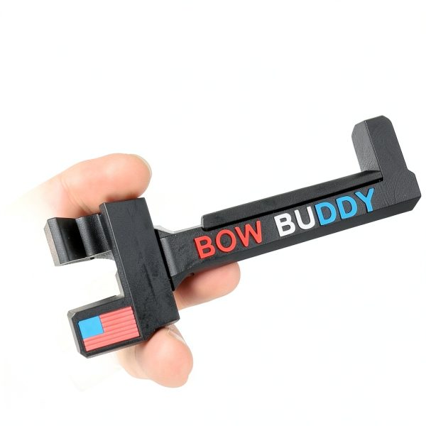 ANGEO Bow Buddy Bow Hanger Black Plastic Heavy‑Duty Headrest Mount-4