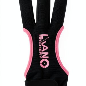 Archery Glove LWANO Pink Medium with Velcro Closure-0
