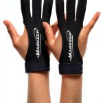 Archery Gloves MARKEEP 2 Pack 3 Finger Leather Guard Protective Gear-0