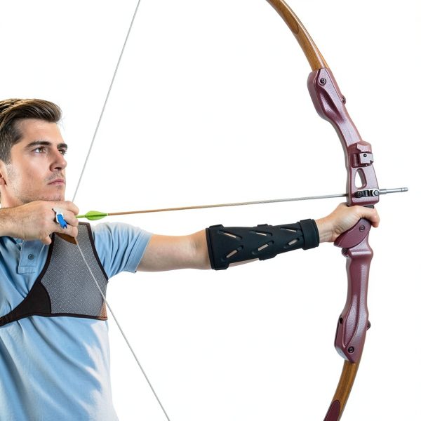 Archery Arm Guard lenpestia Adjustable Bracer for Adults Youth-6